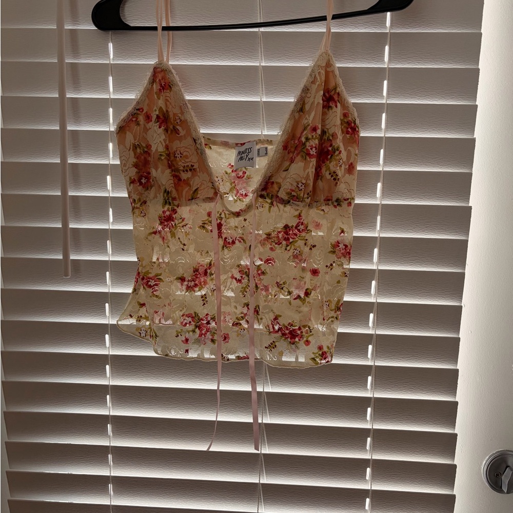 Princess Polly Floral Camisole with Lace